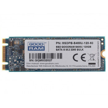б/у 120Гб SSD M.2 Goodram S400u