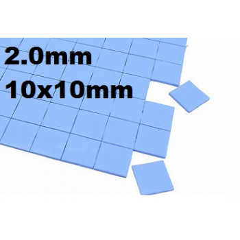 б/у термопрокладка 2.0mm 10x10mm