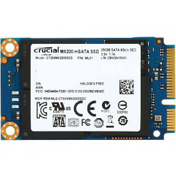 б/у накопители SSD mSATA 250Гб Crucial