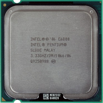 б/у процессор сокет 775 Intel Pentium Dual-Core E6800 3,33/2/1066 SLGUE