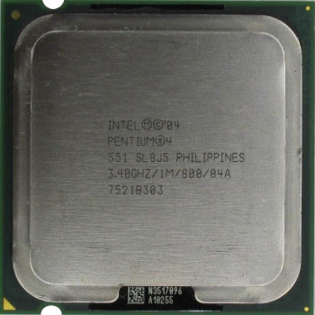 б/у процессор сокет 775 Intel Pentium-4 (551) 3,4/1/800 SL8J5