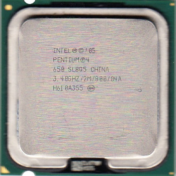 б/у процессор сокет 775 Intel Pentium-4 (650) 3,4/2/800 SL8Q5