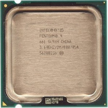 б/у процессор сокет 775 Intel Pentium-4 (661) 3,6/2/800 SL96H