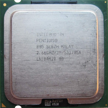 б/у процессор сокет 775 Intel Pentium-D (805) 2,66/2/533 SL8ZH