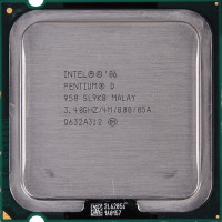 б/у процессор сокет 775 Intel Pentium-D (950) 3,4/4/800 SL9K8