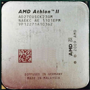 б/у процессор сокет Am3 AMD Athlon II X2 270u - AD270USCK23GM